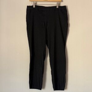 Hilary Radley Black Straight Leg Pants